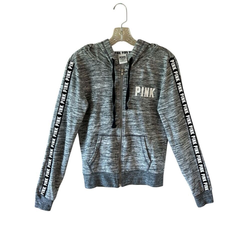 Victoria's Secret PINK Gray Full Zip Hoodie